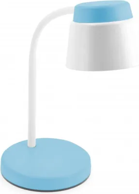 Produktbild von GTV Schreibtischlampe Helin, 350 Lumen, Leselicht 4000k, LED-schreibtischlampe, Nachttischlampe, Tischlampe, mit 150 cm Stromkabel, weiß, stabil & modern