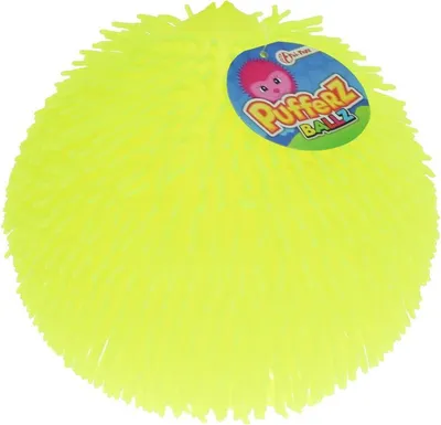 Produktbild von Toi-Toys Pufferz Pufferball für Kinder Knautschball Spielball für Wurfspiele Gelb