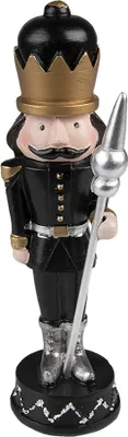 Immagine prodotto di Schiaccianoci decorativo natalizio Clayre & Eef 17 cm plastica nera