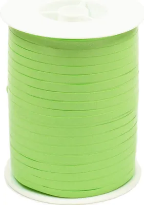 Produktbild von Geschenkband Ringelband 5mm x 500m Rolle Lindgrün / Maigrün