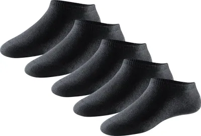 Produktbild von Schiesser Damen Sneakersocken 5-Pack Bluebird - schwarz - Größe 39-42