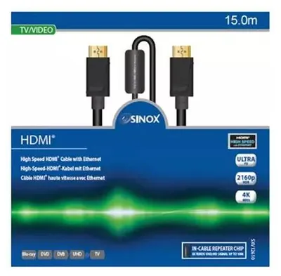 Image de Câble hdmi 4k ultrahd hdr - Sinox - SXV12615 -