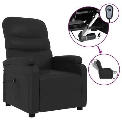 Obrázek produktu pro vidaXL Elektrické polohovací křeslo černá Imitace kůže