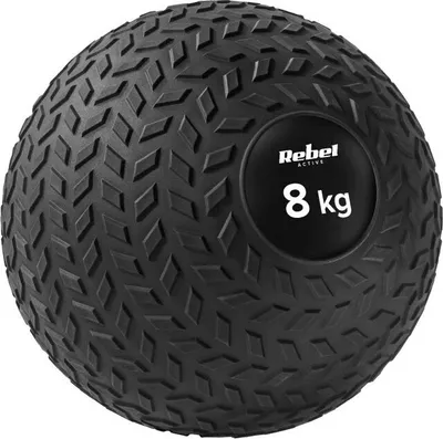 Immagine prodotto di Rebel RBA-3108-8 Medicinball Slam Ball, 23 cm, 8 kg, nero