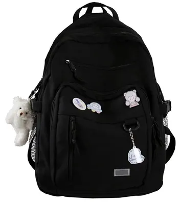 Produktbild von Niedlicher, ?sthetischer Rucksack für Schule, Mittelstufe, Reisen, wei?, Teenager, M?dchen, Schultaschen