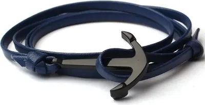 Produktbild von Elegantes Herrenarmband NO-34385 in Dunkelblau KP34385