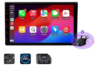 Produktbild von Autoradio, Touchscreen, Multi-Media-Unterstützung, Kompatibel mit VW-Modellen, V1 Plus (4GB 32GB)7