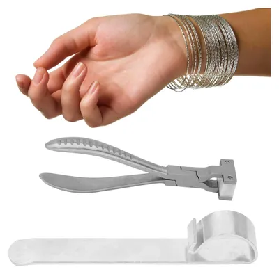 Produktbild von Werkzeuge zur Schmuckherstellung, Ringbiegemaschine, Edelstahl-Biegezange, Schmuckherstellung für Ringe, Halsketten und Armbänder