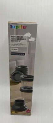 Produktbild von 21-tlg. Muttermilch-Aufbewahrungsbecher-Set, Becher mit Deckel, stapelbar