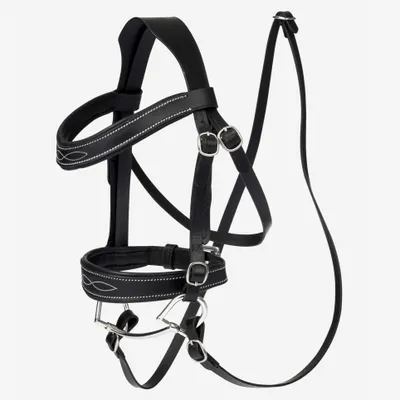 Image de Filet bridon noir pour hobby horse