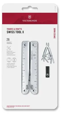 Produktbild von Victorinox Swiss Army Swiss Tool Multitool Serie X, silber