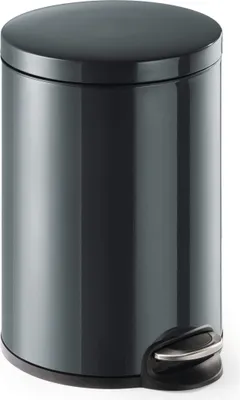 Produktbild von DURABLE Treteimer Metall 20L rund, 341258 anthrazit