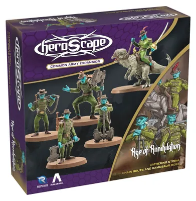 Productafbeelding van Heroscape: Tijdperk van Vernietiging - Gruts en Ramosaur - Bordspeluitbreiding - Engelstalige versie