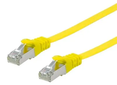 Immagine prodotto di Equip 607667 Cavo patch Equip Cat6A U/FTP 2xRJ45 0,50m giallo LSZH