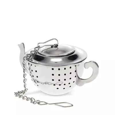 Produktbild von Teesieb Teapott Edelstahl Tee-Ei spülmaschinenfest Teekanne ca. 6 x 3 cm