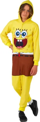 Produktbild von Spongebob Onesie für Kinder Kindergröße: 92-104