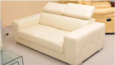 Produktbild von Zweisitzer Sofa Neu Modern Sofa Beige 2 Sitzer Couchen Sofas Möbel Lounge Holz