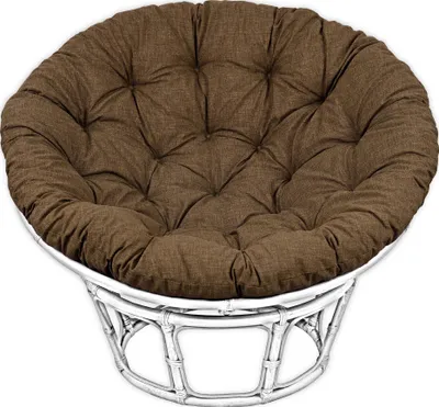 Obrázek produktu pro AMPO Polštářek na sedadlo Papasan z ratanu pro závěsné křeslo Závěsná houpačka 90 cm