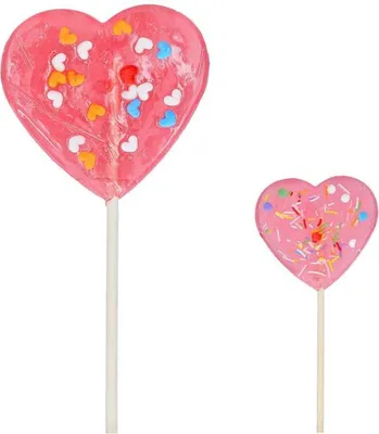 Produktbild von Becky's Confetti Heart Pop Strawberry 75g