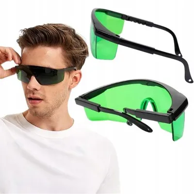 Obrázek produktu pro Zelené laserové ochranné brýle Durabuild pro laserové projektory s možností nastavení