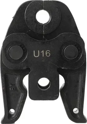 Produktbild von Presszange für Rohre - U16 - TH-Kontur - Für Verbundrohr/Aluverbund, PEX, PB - 16 mm - Kohlenstoffstahl - Dunkelblau