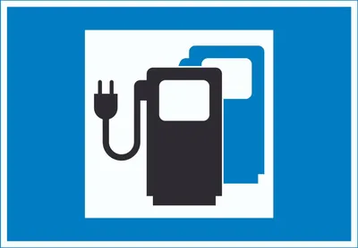 Produktbild von Ladestation Elektrofahrzeuge Symbol Schild A5 (148x210mm)