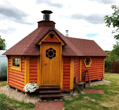 Productafbeelding van Sauna Grill kota Holzhaus Grillhütte Feuerhütte Grillhaus Gartensauna