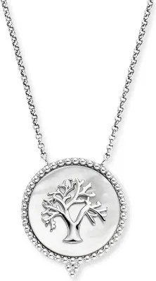 Produktbild von Engelsrufer Halskette Silber ERN-LILTREE-PE mit Lebensbaum Perlmutt
