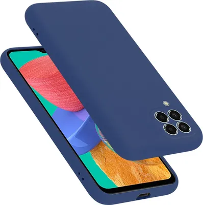 Produktbild von Cadorabo Schutzhülle für Samsung Galaxy M33 5G Hülle in Blau Handyhülle Case Cover TPU Etui