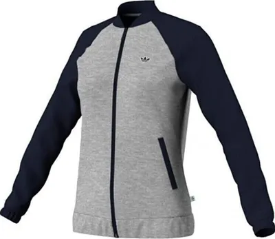 Produktbild von Adidas UNIV TT Originals Damen Trainingsjacke Tracktop ,Grau ,Z37602 , Gr: 32, Neu