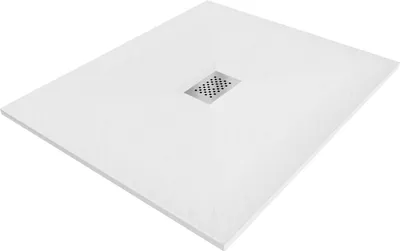 Immagine prodotto di Mexen Hugo piatto doccia rettangolare SMC 120 x 100 cm, bianco, copertura inox - 42101012-X