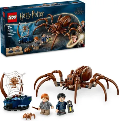Produktbild von LEGO Harry Potter Aragog im Verbotenen Wald, Fantasy-Spielset mit Spinnen-Figur, Fabelwesen, 2 Minifiguren, magisches Geschenk für Jungen, Mädchen und Fans ab 7 Jahren 76434