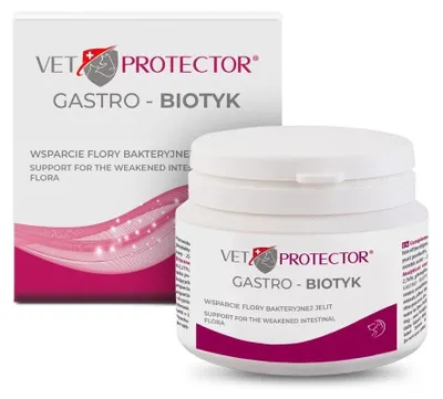 Productafbeelding van JM SANTE Vet Protector Gastro - Biotyk - multibiotic for dogs and cats – 60 g