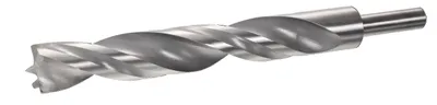 Holzspiralbohrer 28 cm, Spezialstahl, silber metallic