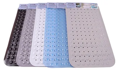 Produktbild von Badewanneneinlage Duscheinlage 70x38 cm Weiß Antirutschmatte Badeteppich Noppen Einlage Matte Baden Duschen