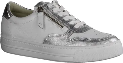 Produktbild von Paul Green 5155-053 Damen, Sneaker, Leder, Clay/White, Relax Weite, - Damenschuhe Sneaker, Weiß, leder (softnappa/m.calf)