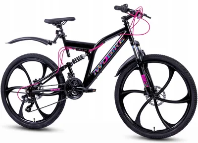 Zdjęcie produktu dla Rower górski IwoBike RIDEout 26", amortyzowany, 21 biegów Shimano, obręcze aluminiowe, żółty