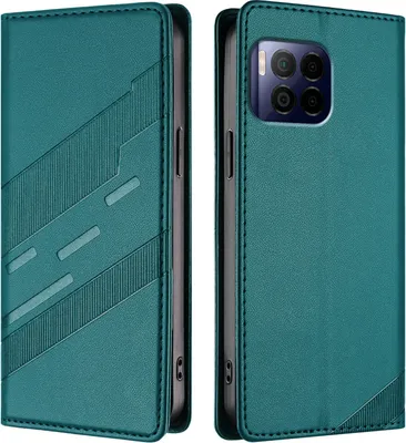 Produktbild von Hülle für T-Mobile REVVL 7 Pro, Kunstleder Brieftaschen Handyhülle mit Kartenfach und Standfunktion Grün