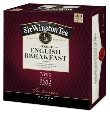 Obrázek produktu pro Černý čaj Supreme English Breakfast 100 sáčků