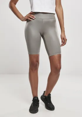 Immagine prodotto di Urban Classics - Pantaloncini da ciclista in Pelle finta da donna, asfalto - S