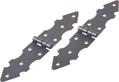 Produktbild von Aqbau® Kistenband 32x200mm Kistenbänder Tischband Tischbänder Scharniere Schwarz (10st)