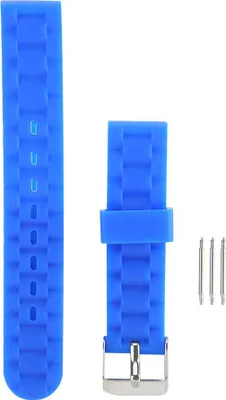 Obrázek produktu pro 16 mm silikonový řemínek s kolíčkovou sponou, sportovní řemínek pro náramkové hodinky, modrý