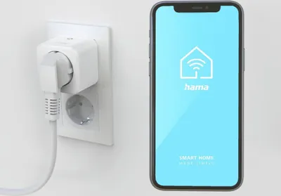 Produktbild von Smarte WLAN-Steckdose, Matter, sprach- u. appgesteuert, nachrüstbar, 3.680W (00176638)