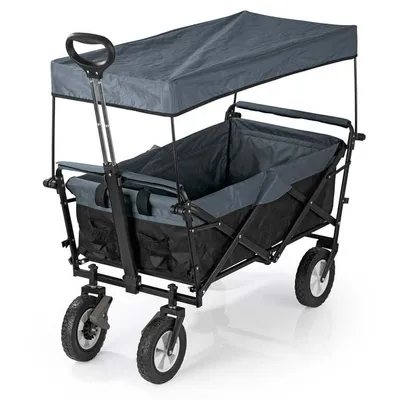Produktbild von EASYmaxx Bollerwagen faltbar - Maximale Tragfähigkeit bis ca. 80 kg - schwarz/grau