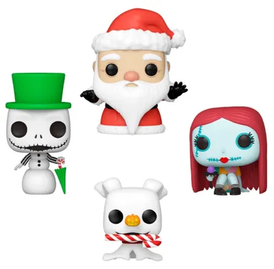 Productafbeelding van Disney Pocket POP kerstcollectie met 4 figuurtjes