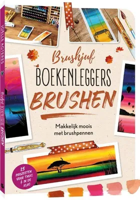 Productafbeelding van Creatieve boekenleggers met brushpennen
