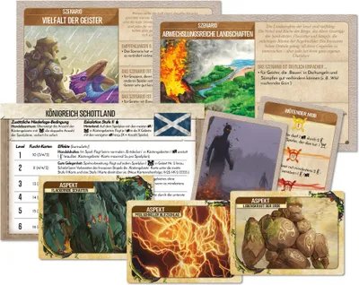 Produktbild von Pegasus Spirit Island: Nation Schottland, Szenarien und