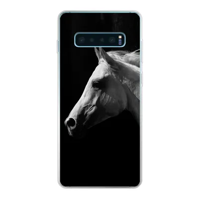 Produktbild von MuchoWow® Handyhülle Schutzhülle Hülle für Samsung Galaxy S10 Plus Pferde - Tiere - Porträt Silikon Softcase Handy Hülle
