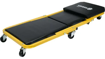 VOREL Werkstattliege und Sitzbank 2in1, max. 150 kg Tragkraft