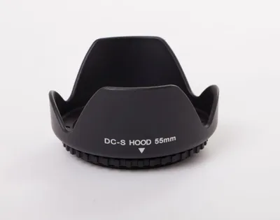 Produktbild von vhbw Gegenlichtblende für 55mm Objektiv, Schwarz, Kunststoff, Rund, 8 cm
